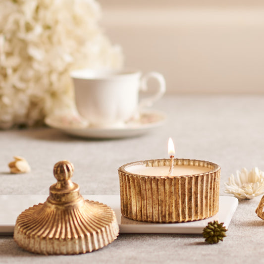 Gold Mogra scented Candle