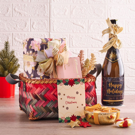 Mini Happy Holiday Christmas Gift Hamper