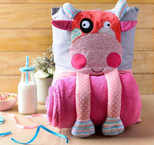Swaddle Set - Pink Cow