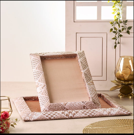 Classic Brown and Gold Open Tray Packing