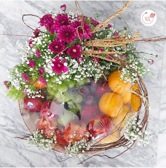 Wedding Fruit Basket Hamper