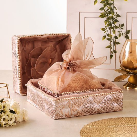 Brocade Tray/Baskets