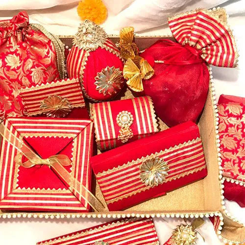 DIY Gota Trousseau packing