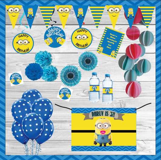 Minion Themed Party In A Box