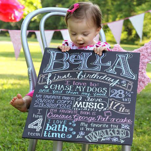 Personalised Baby Milestone
