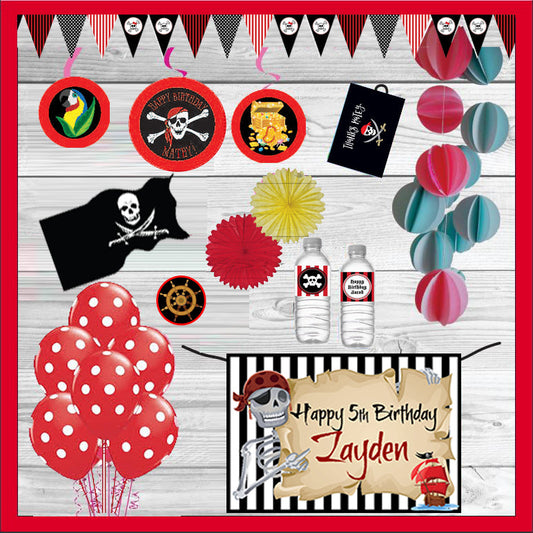 Pirate Themed Party In A Box