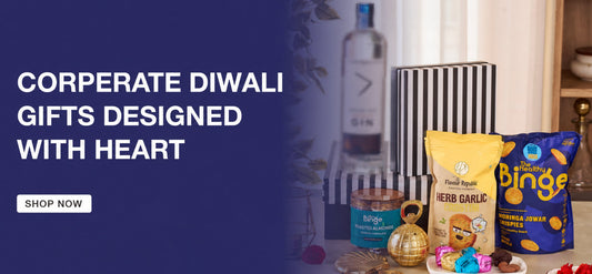 Corporate Diwali gifts hamper with premium festive snacks