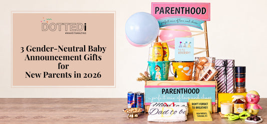 Gender neutral baby announcement gifts for new parents