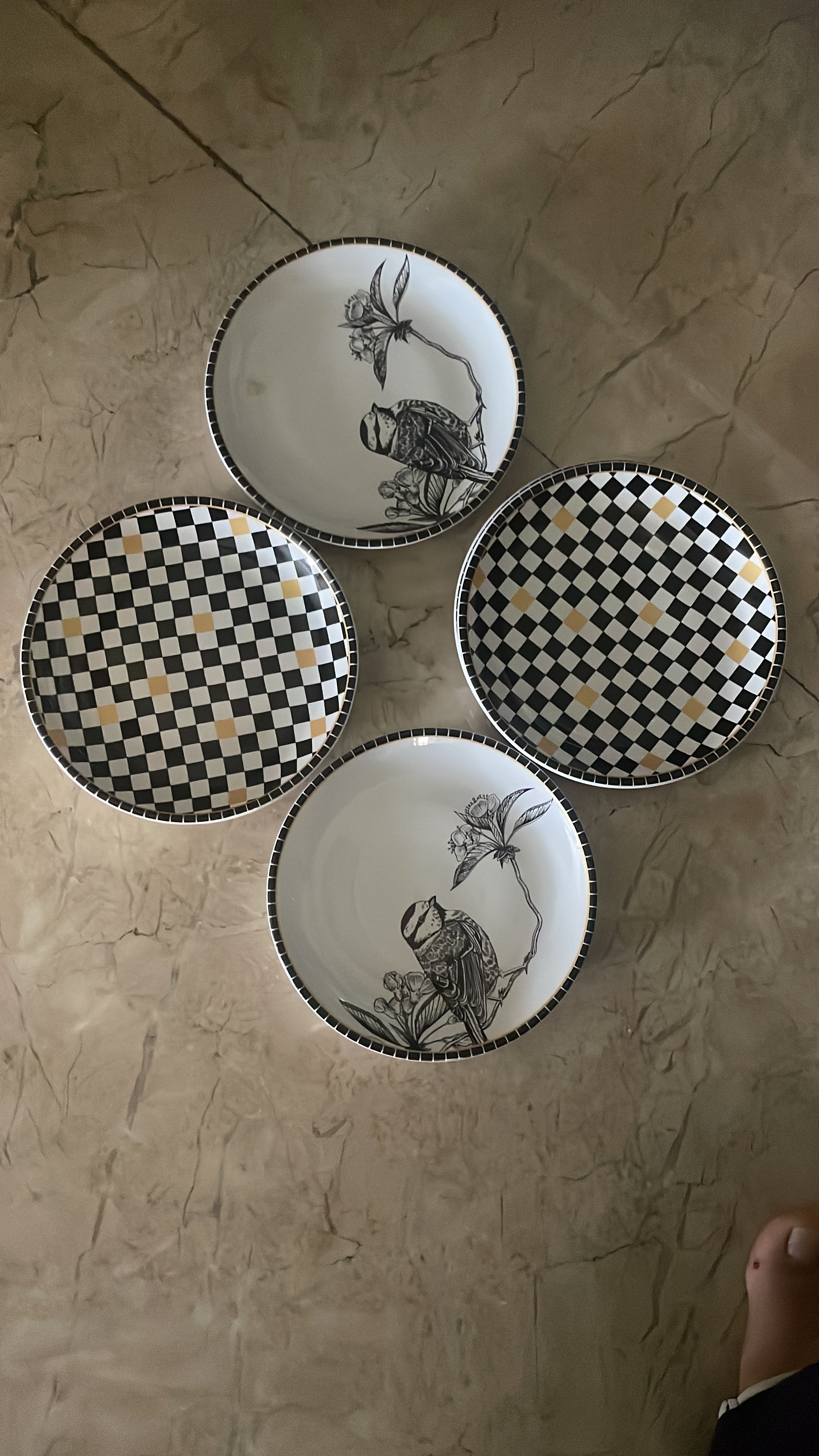 Corperate Black and white checks Pattern Theme