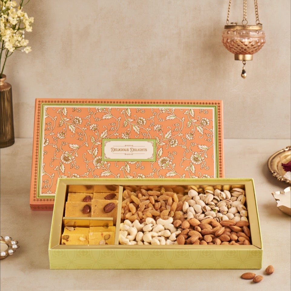 Corporate Diwali Dry Fruit Sweet Gift Box