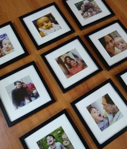 Black Photo Frame Set