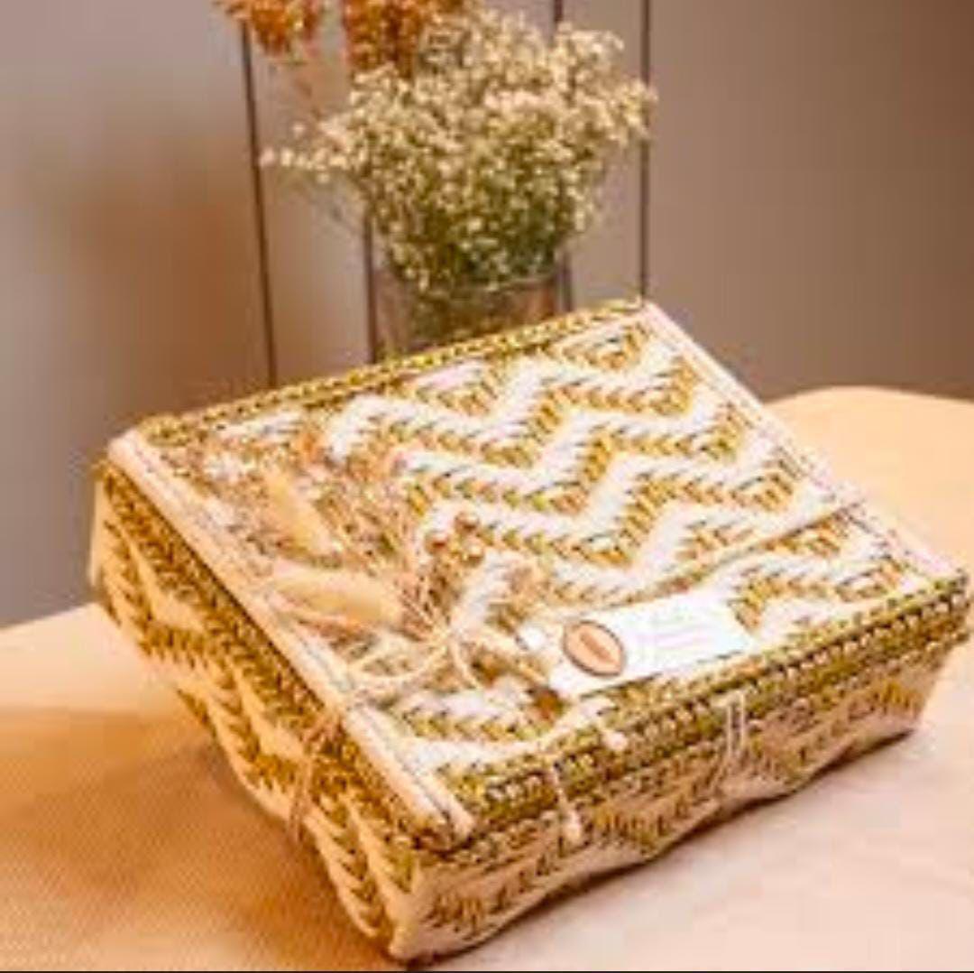 Wedding room hamper  macrame