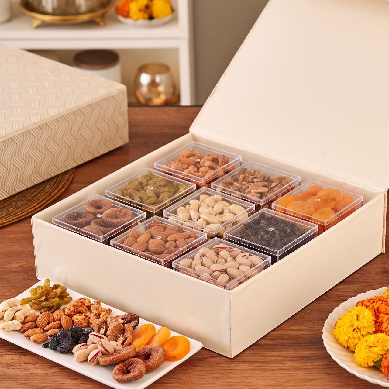 Food Library The Magic of Nature Diwali Exclusive Dry Fruits Gift Hamper (Dry  Fruits with Ferrero) : Amazon.in: Grocery & Gourmet Foods