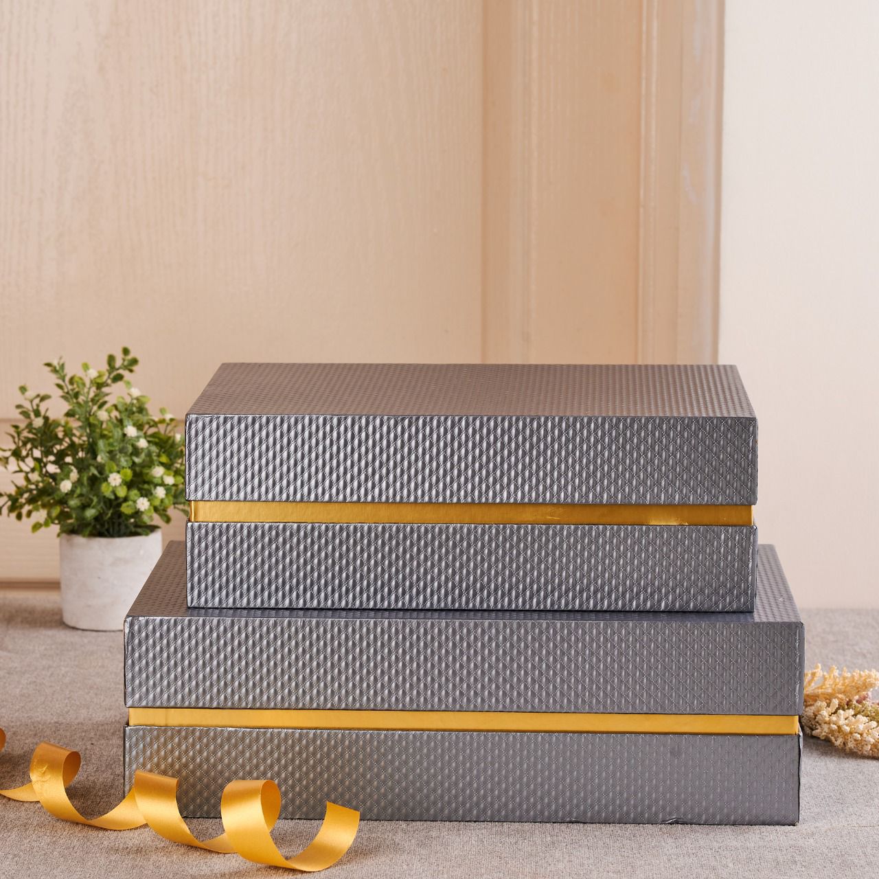Grey Box Set Classic Grey Gift Box Set