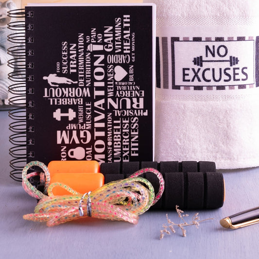 Fitness Themed Personalized Notebook