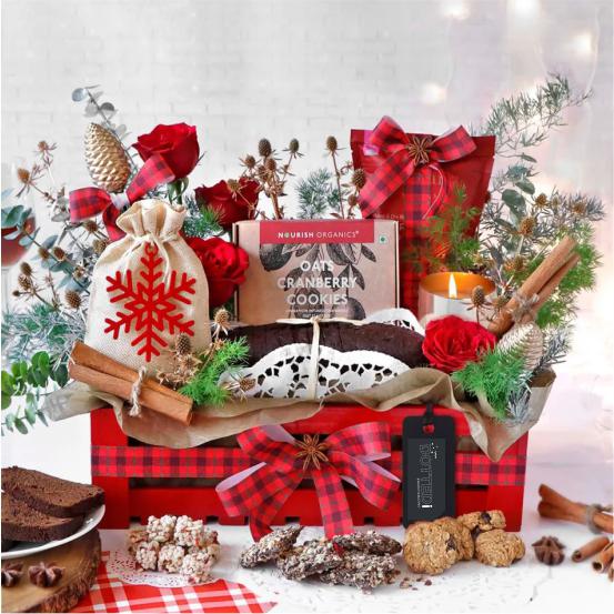 Happy Holiday Christmas Gift Hamper