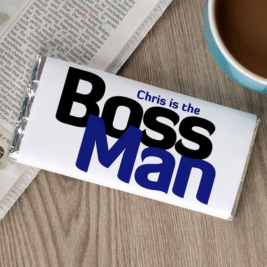 Boss Man Chocolate Wrapper