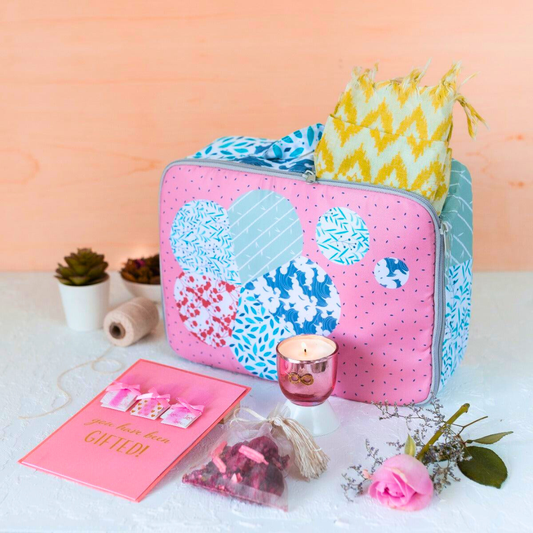 Wellness gift box with Ikigai book, candle and self care