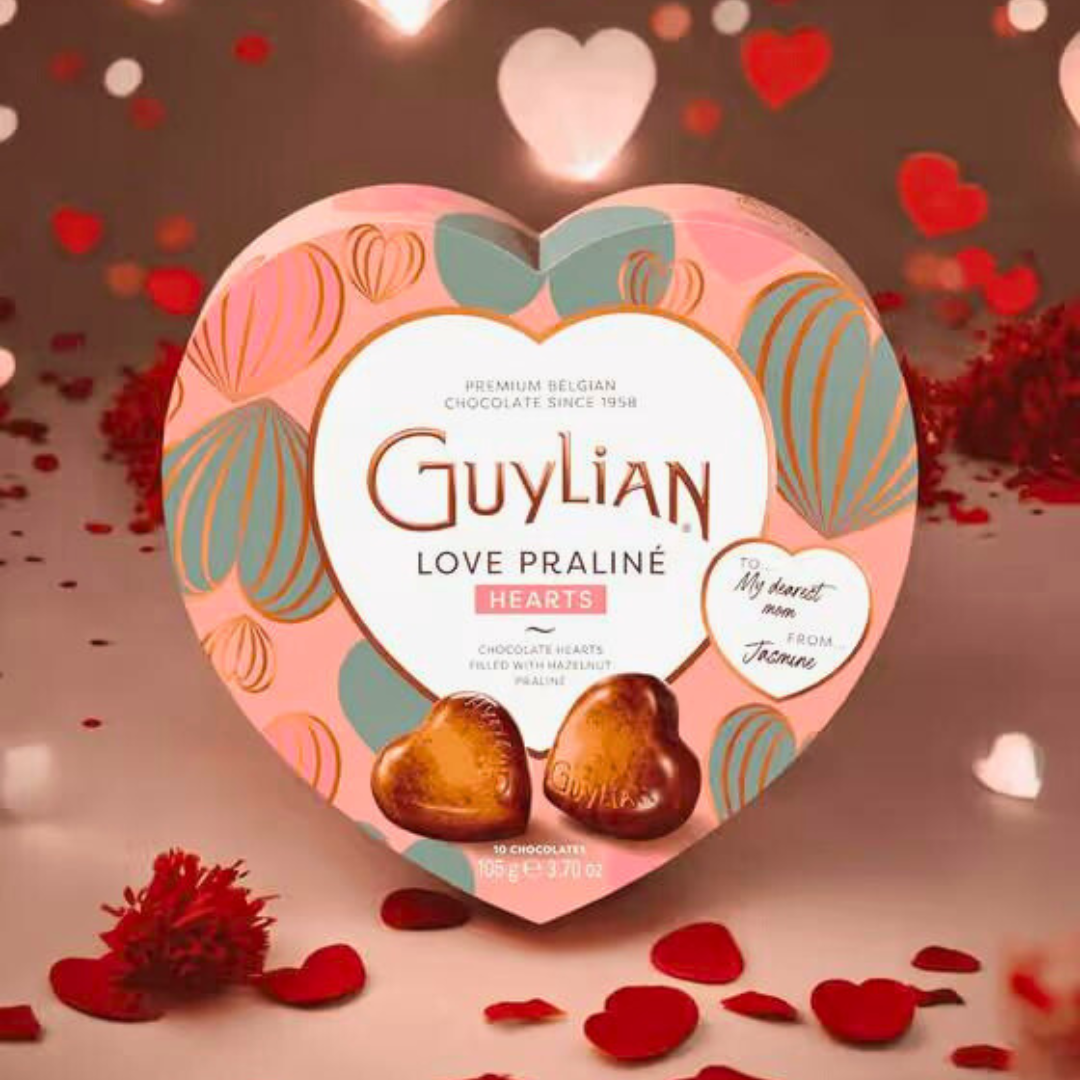 Heart shaped chocolate gift box for Women's Day gifting