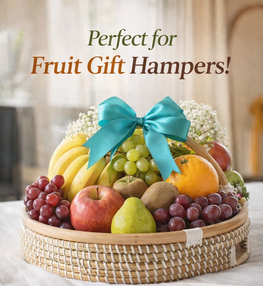 Premium Fruit Basket Gift Hamper with Net Packing