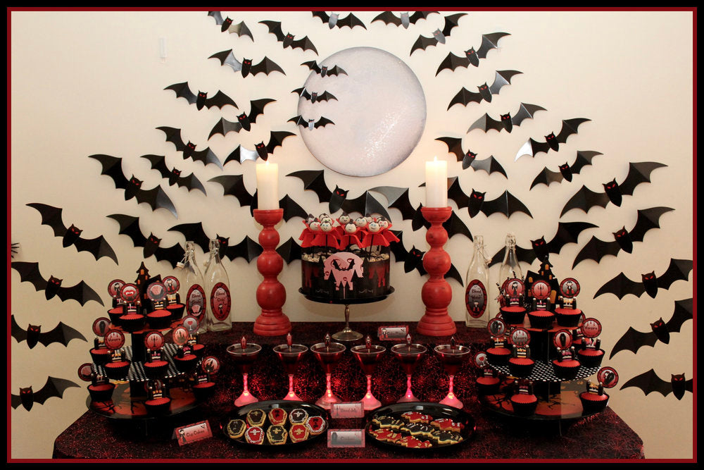 Halloween Party Table Scape and styling Spooky