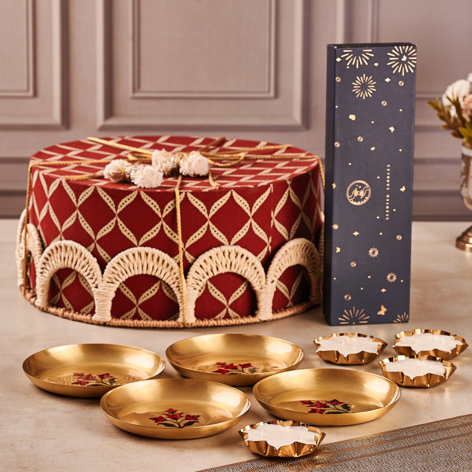 Ajrakh inspired Gift Hamper