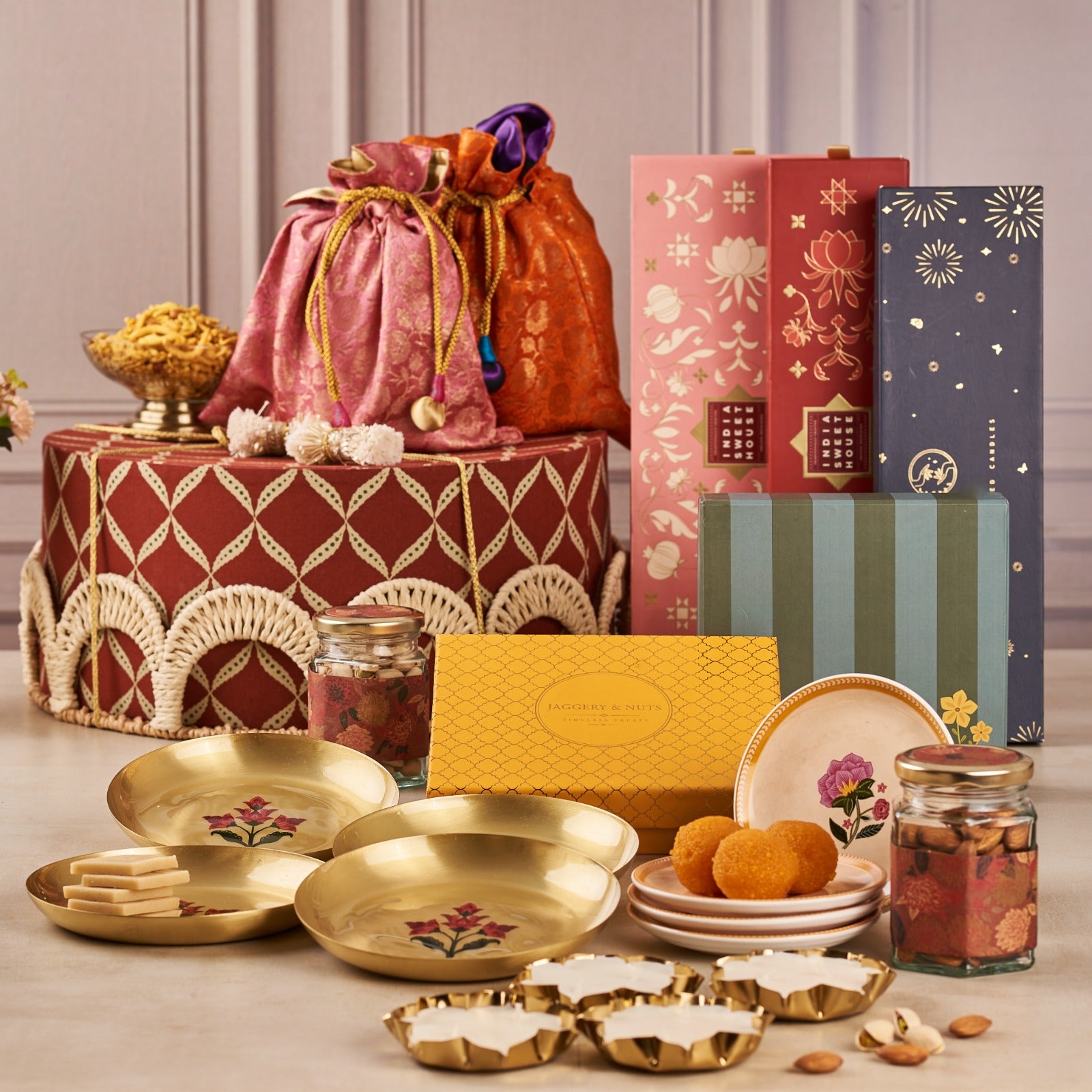Ajrakh inspired Gift Hamper
