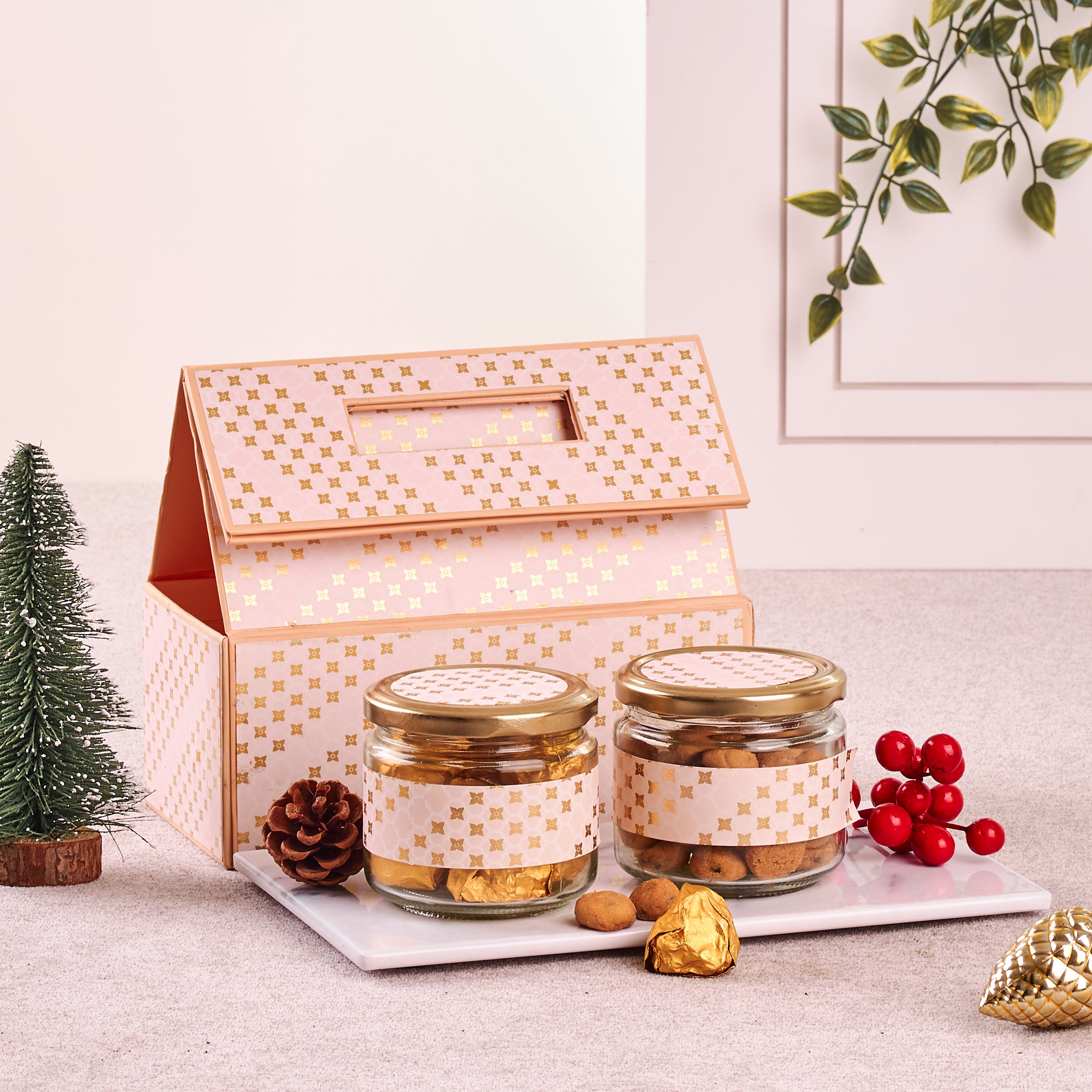 Corperate Brass Diwali Gift Tray