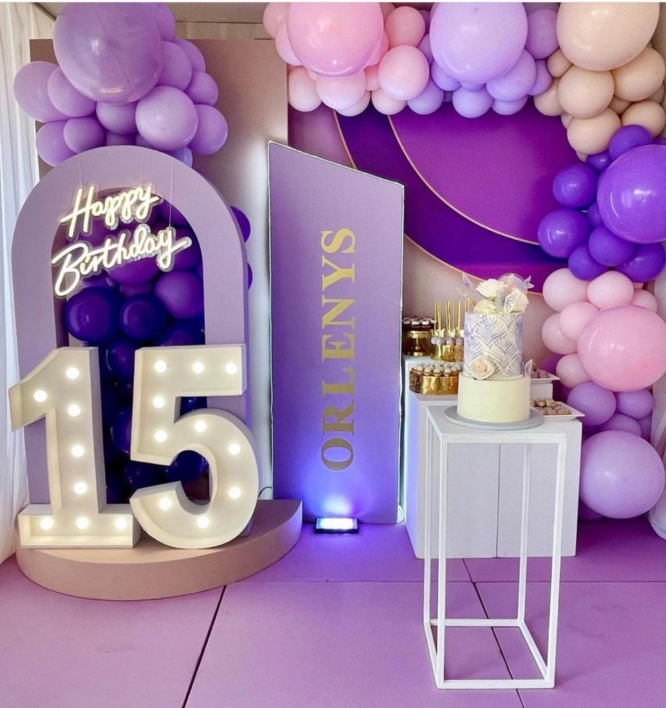 Budgeted Signature Birthday decor