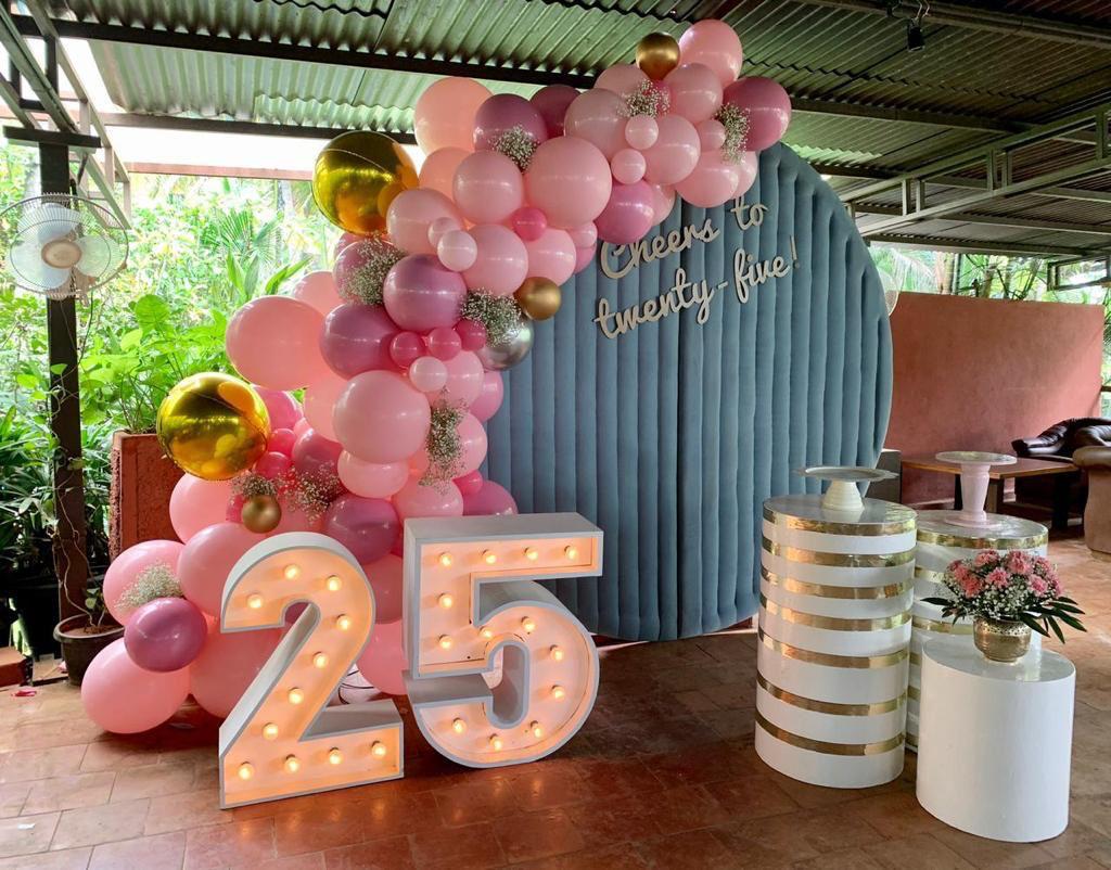Budgeted signature Birthday decor