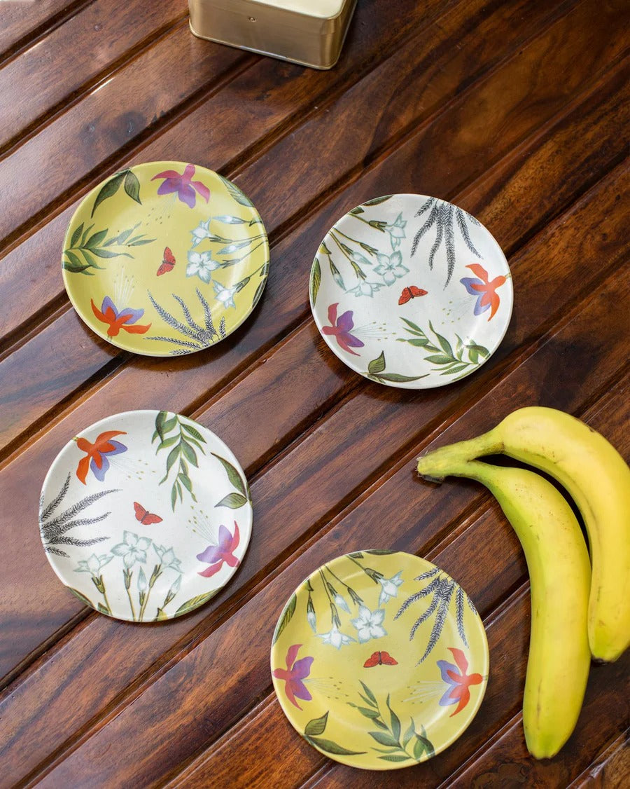 Botanical Tea Plates