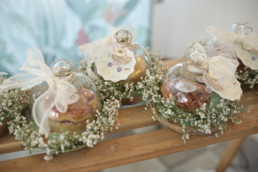 Glass Dome Baby Favors