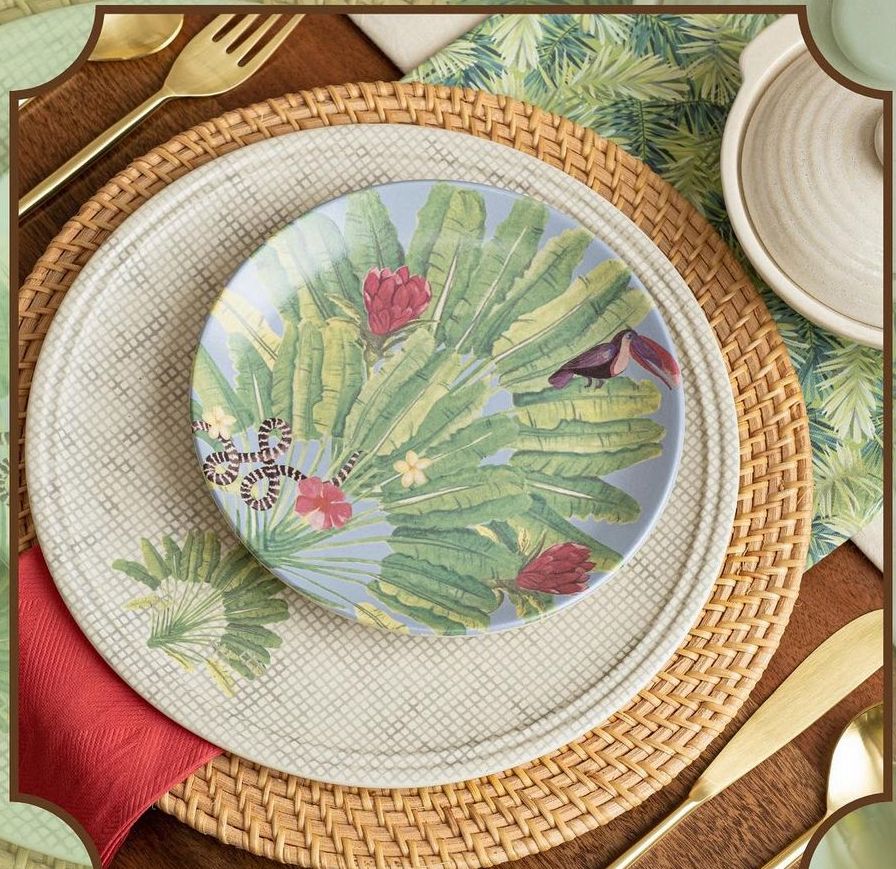 Tropical theme Crocery Set