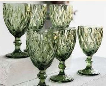Fancy goblet glasses for rent