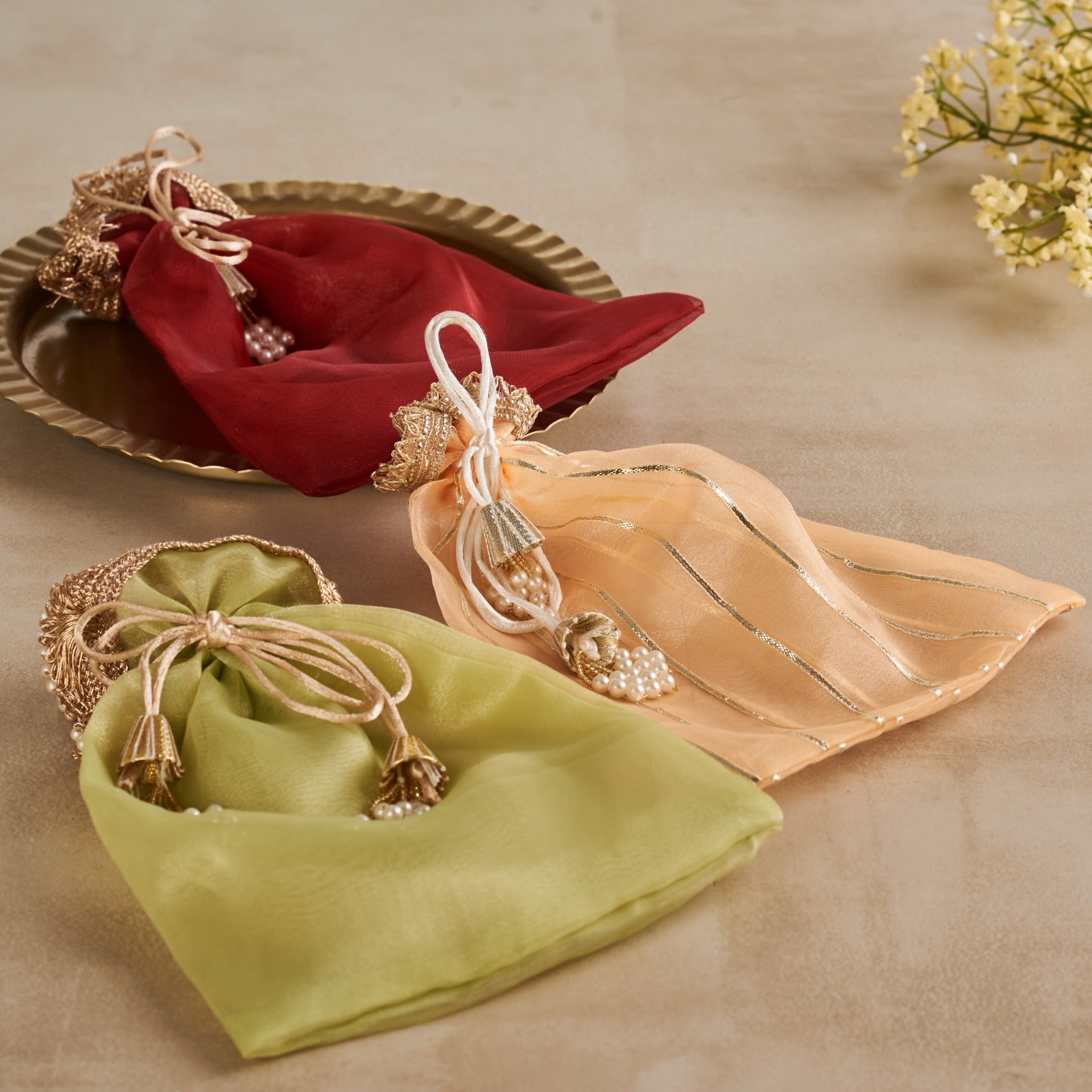 Potli bags for Diwali gift packaging