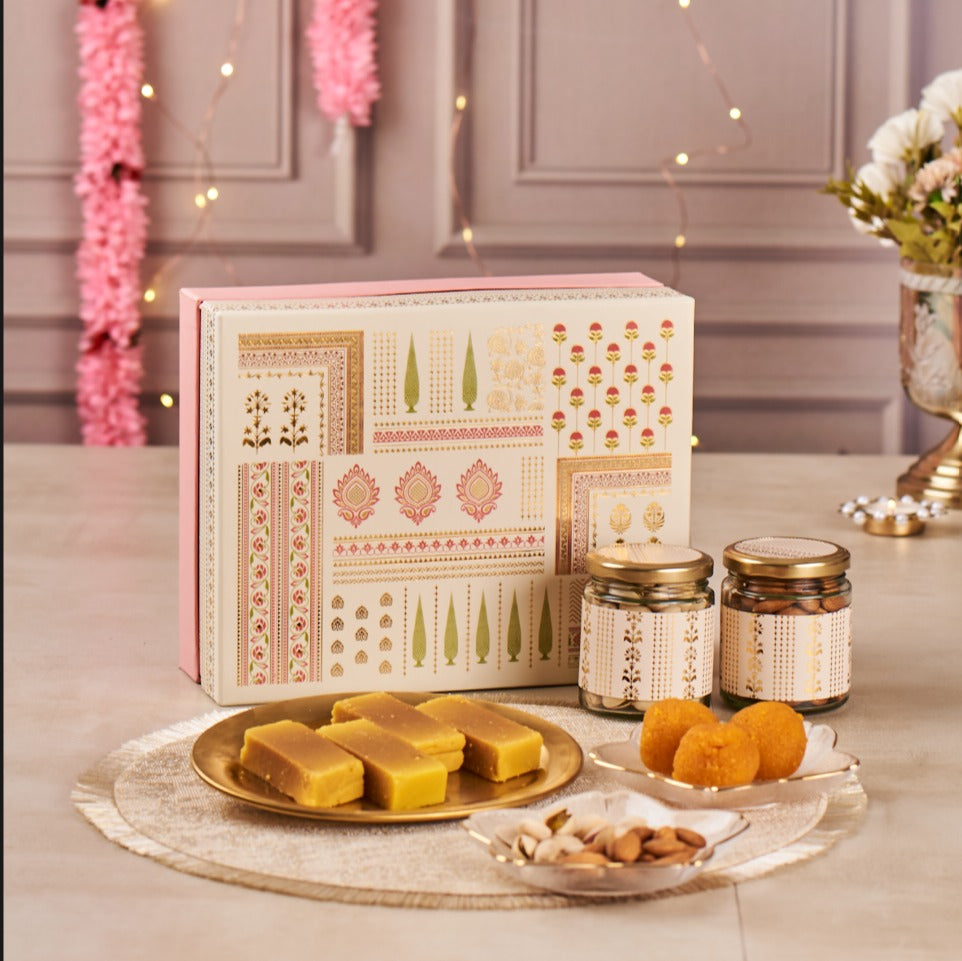 Diwali Dry Fruit and Sweet Gift Box