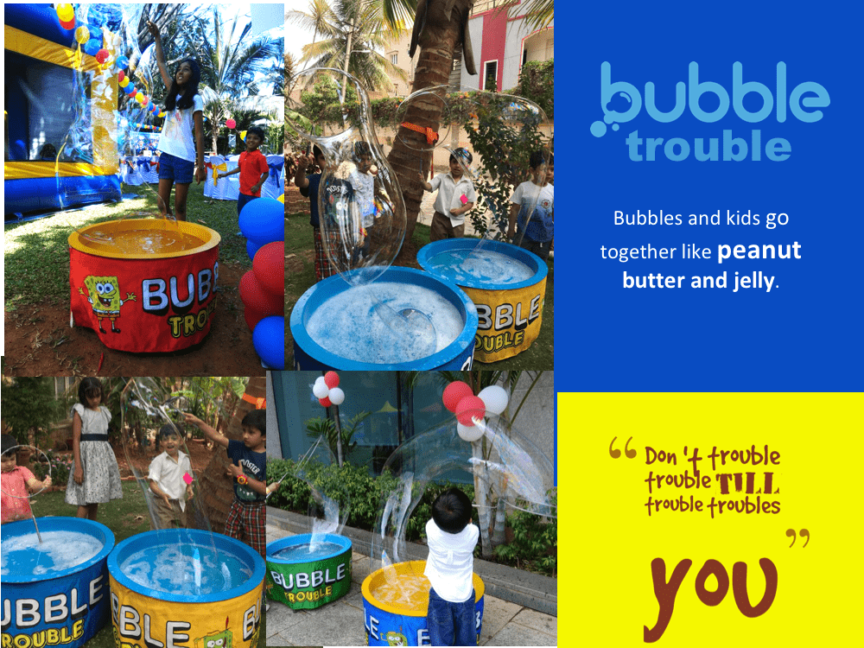 Bubble trouble stall