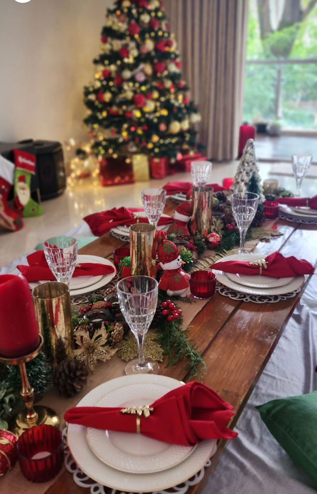 Christmas Table Scape