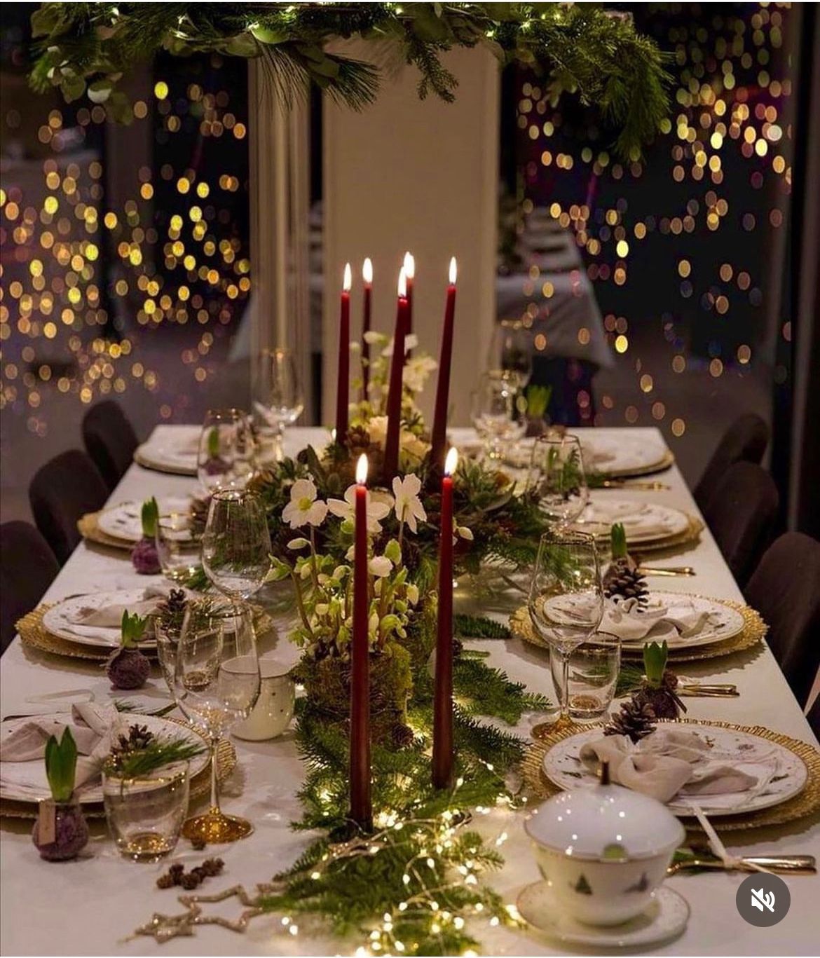 Christmas Table Scape