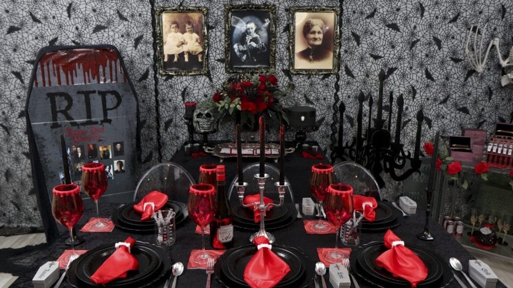 Halloween Party Table Scape and styling Spooky