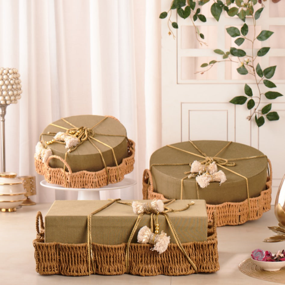 Royale Olive  Gift Basket Box