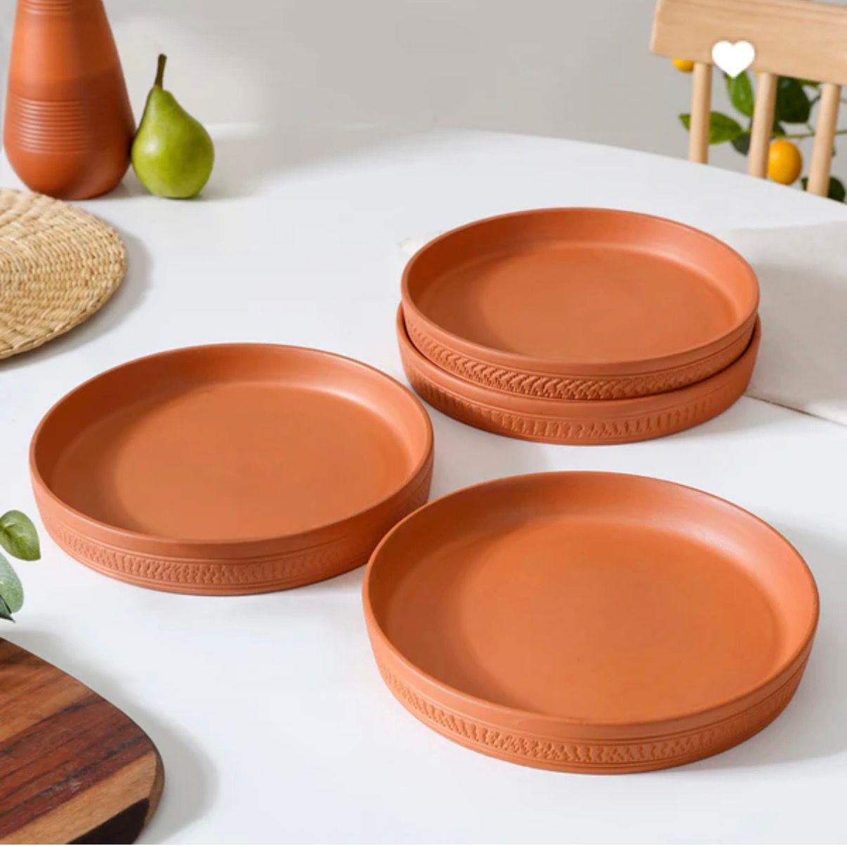 Terricota Dinner Plates Set rentals