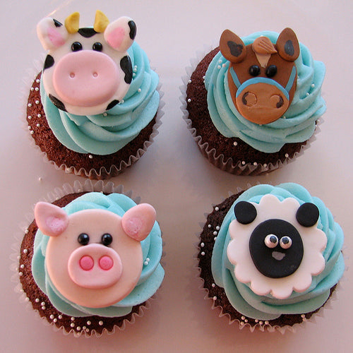 Animal Themed Cupcakes