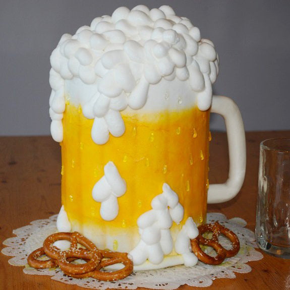 Beer Mug Cake 3D