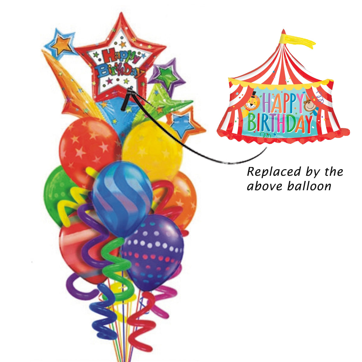 Circus Tent Balloon Bouquet