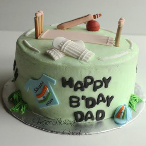 Cricket Ground Cake