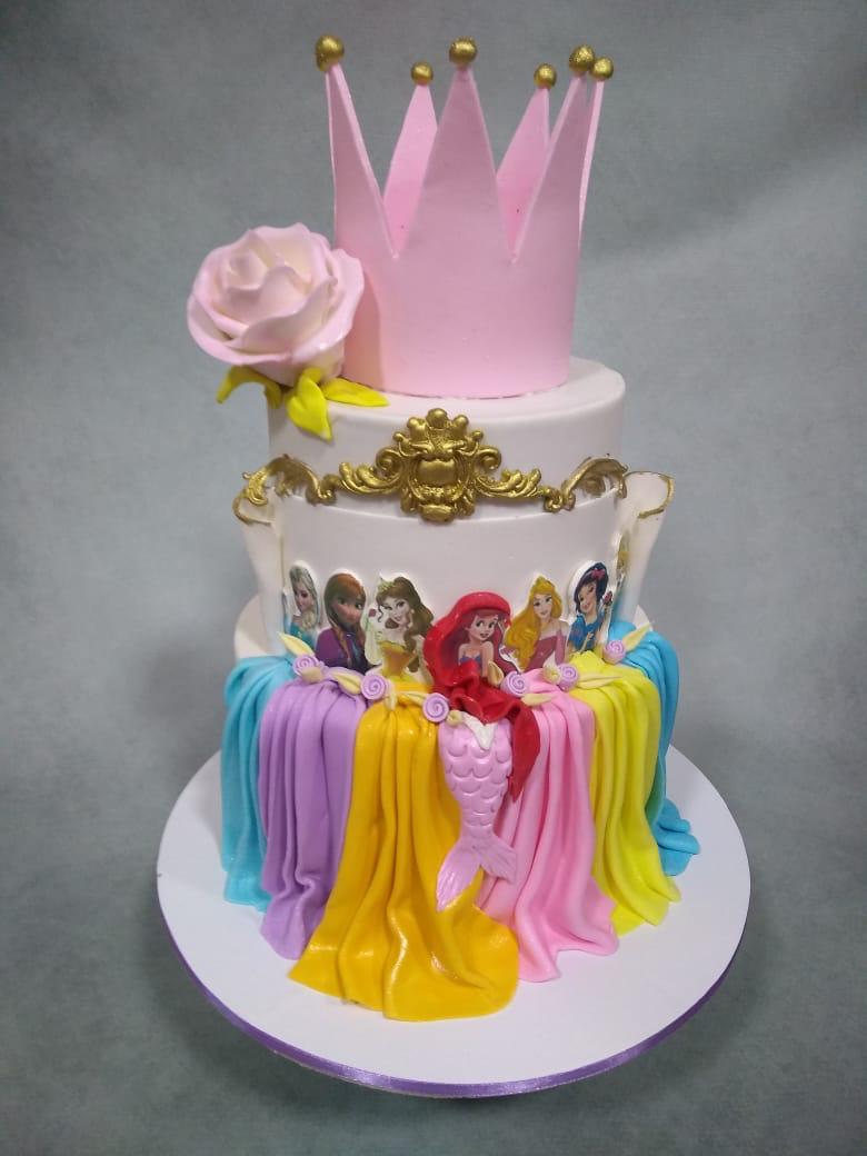 Disney Princess Tiered Cake