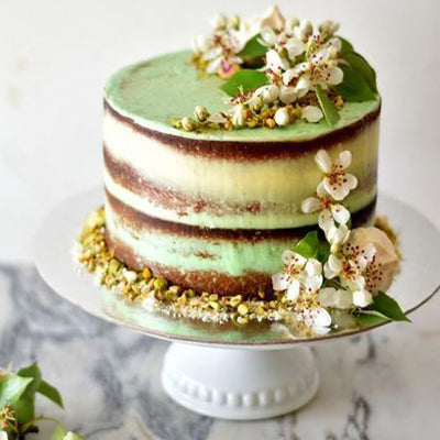 Green Naked Cake