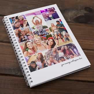 Personalized Notebook - 8 Photo Collage