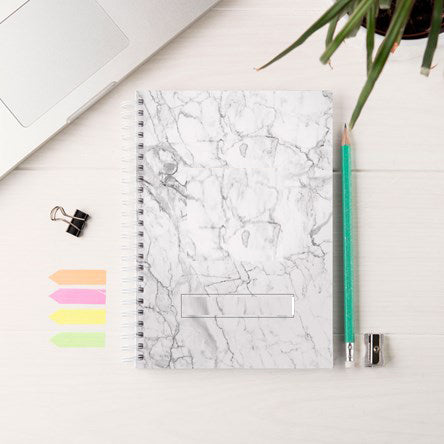 Personalized Notebook - Marble